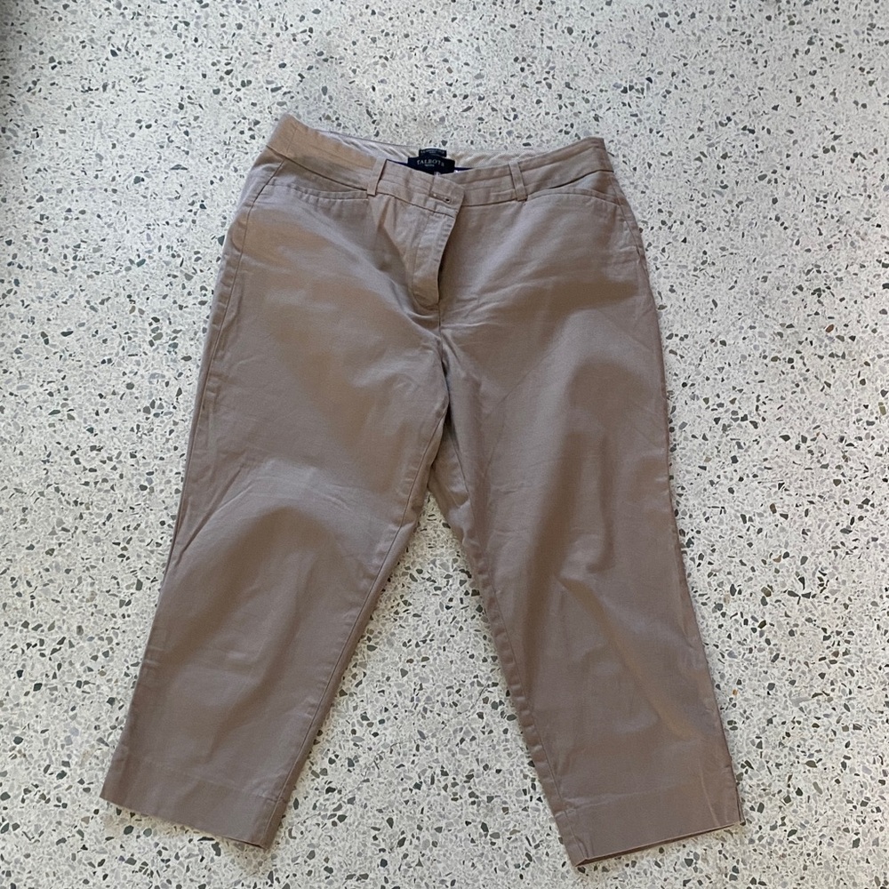 Talbots Women’s The Perfect Crop Khaki Chinos